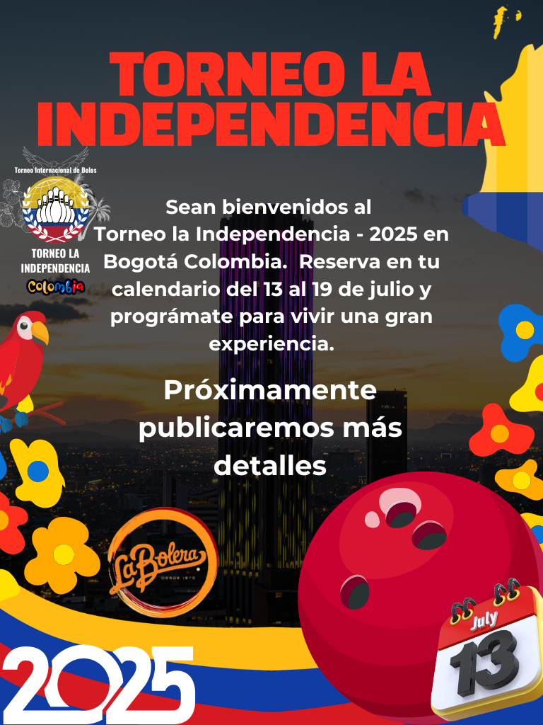 Aviso Torneo la Independencia - Tablet background image